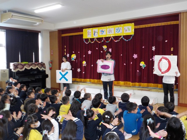 年長さんとのお別れ会 17年3月13日